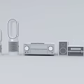 Modern Wireless Headphones and High Quality Speakers with Sleek Audio Design Features