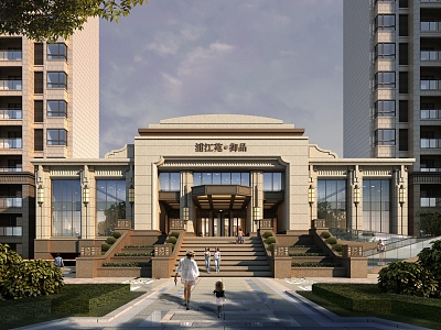 Jianou Sales Office Building Outside the Sales Office Building 3d model