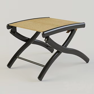 Modern Low Stool 3d model