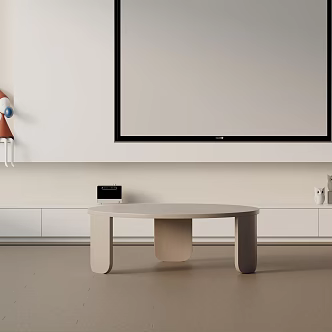 Modern coffee table 3d model