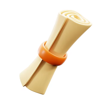 Modern Paper Record Table Cartoon Paper 3d model