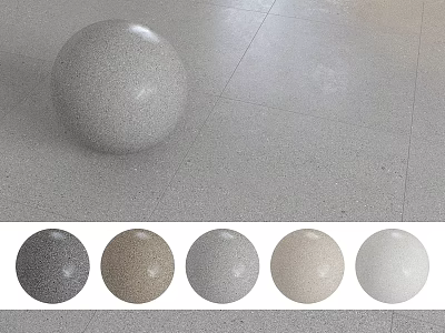 Spherical Building Component With Speckled Texture In Multiple Neutral Color Options 3d model