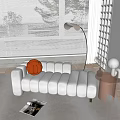 Modern chaise longue 3d model