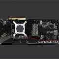 EVGA GeForce RTX High Performance Graphics Card With Black Mesh Cooling And Red Accent