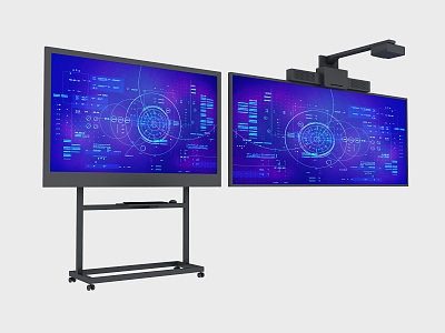 Modern all-in-one electronic display model