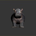 Hippo Land Animal Hippo Stone Statues Hippo Carving Hippo Ornaments Old Stone Carving Hippo Antique Stone Carving 3d model