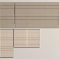 Curtain Platform Roman Curtain Solid Color 3d model