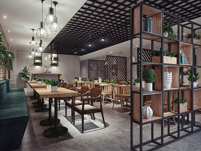 Restaurant 3d model