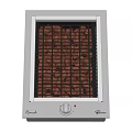 Compact Modern Countertop Electric Grill Kitchen Appliance With Temperature Adjustment Knob