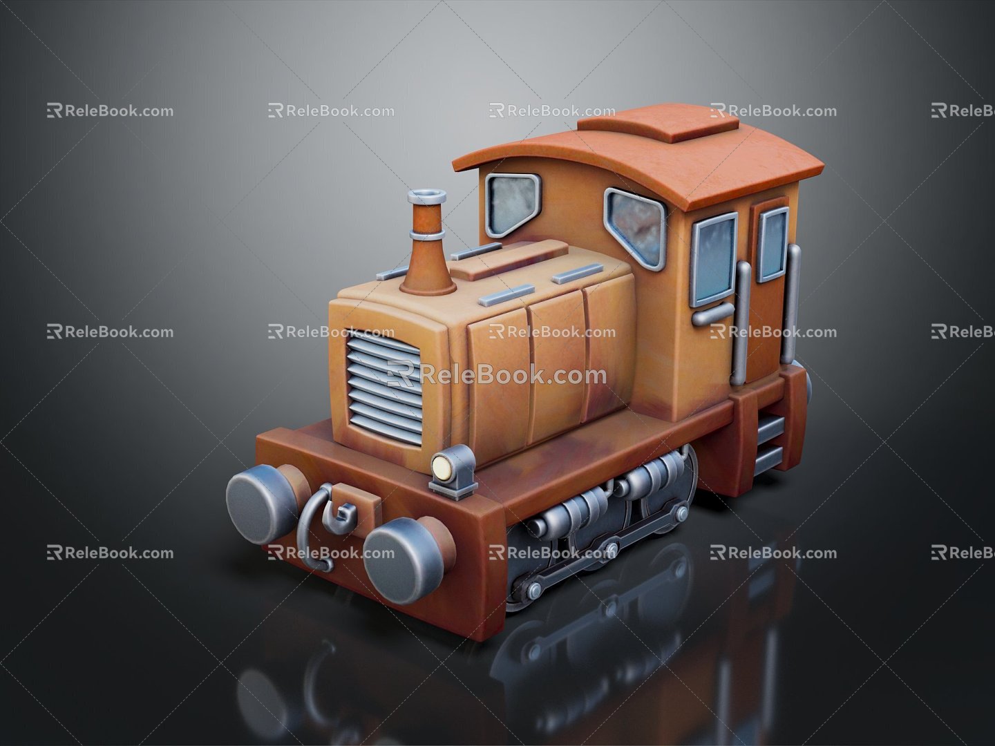 Modern Steam Engine Engine 3d model