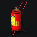 Foam fire extinguisher 3d model