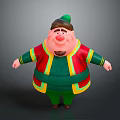 Puppet puppet wooden figure game character game character realistic character 3d model