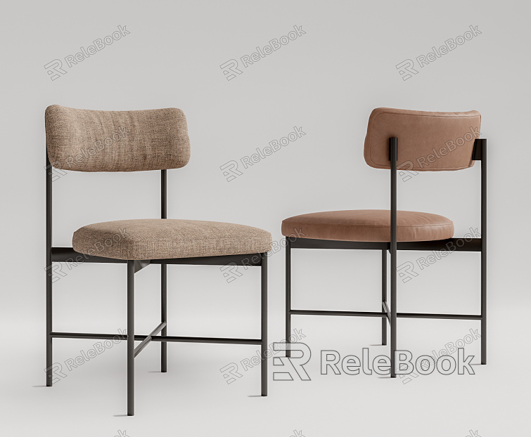 Modern Dining Chair Single Chair Dining Chair model