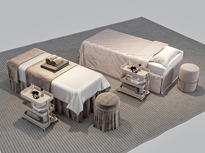 Beauty bed Massage bed 3d model