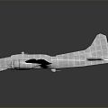 Modern Fighter Aircraft Old World War II Aircraft 3d model