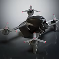 Professional Black Quadcopter Drone With High Performance Camera And Advanced Design