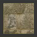 Detailed Ancient Stone Column Sculpture With Carved Inscriptions And Decorative Base