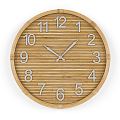 Modern clock rattan wall clock 3d model