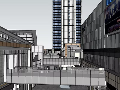 Commercial Street 3d model