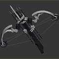 Crossbow Crossbow Crossbow Crossbow Mechanical Crossbow Shift Bow and Arrow Shoot Far Equipment Weapons High-tech Crossbow 3d model