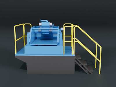 Stone crushing equipment 3d model