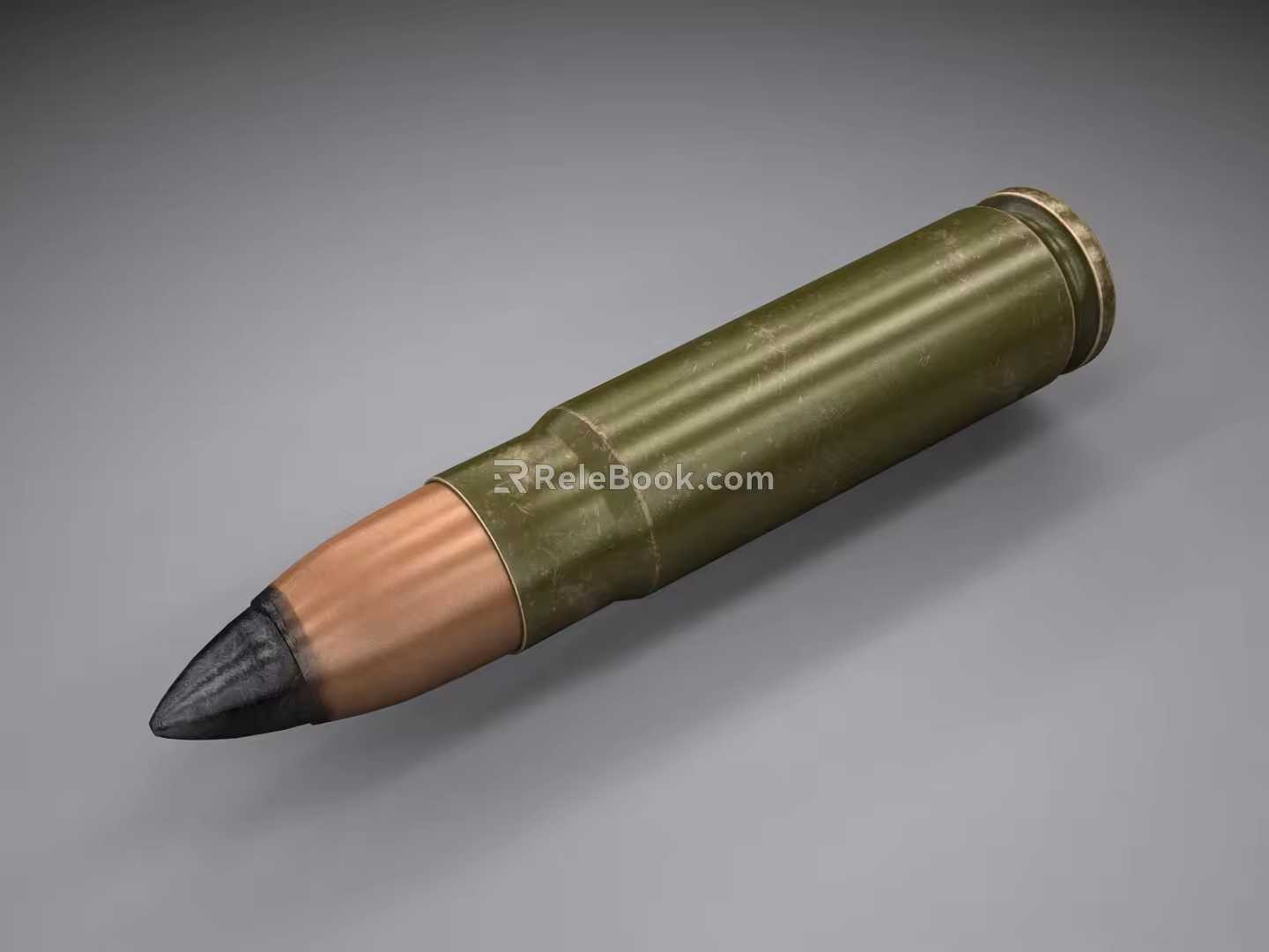Modern Bullet Soviet Rifles Cartridge 3d model