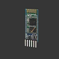 Electronic Circuit Board Module With Chip Pins And Integrated Electronic Components