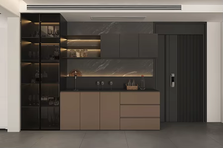 Dining Room Cabinet 3d model