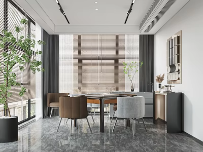 Modern Chess Room 3d model