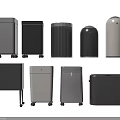 Household Trash Bins Various Styles Colors And Designs For Home Use