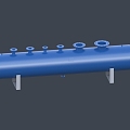 Water pipe filter 3d model