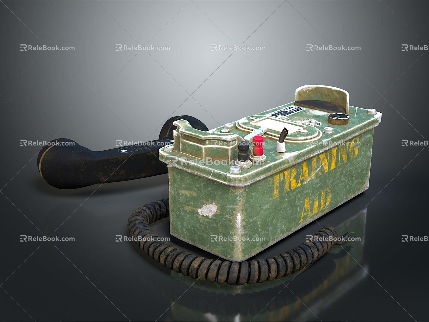 Radio Telephony Military Radio Military Walkie-talkie Military Telephone Military Radio Radio Communication 3d model