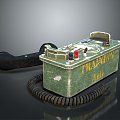 Radio Telephony Military Radio Military Walkie-talkie Military Telephone Military Radio Radio Communication 3d model