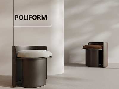 stool sofa stool round stool low stool 3d model