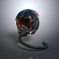 Black Tactical Weapon Helmet With Breathing Hose And Protective Mask