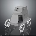 All Terrain Military Vehicle Featuring Geared Wheels Compact Structure And Roof Equipment