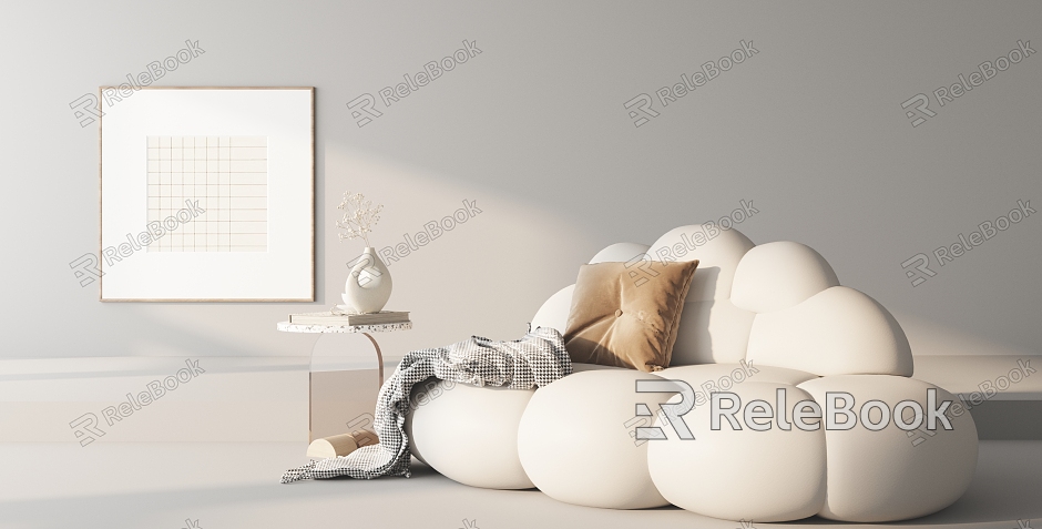 Modern Multiplayer Sofa Lounge Chair model