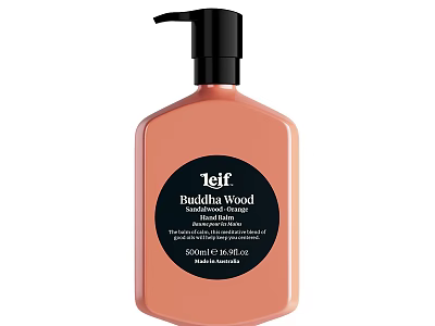 Elegant Bathroom Accessories Soap Dispenser With Wooden Design And Modern Pink Finish 3d model