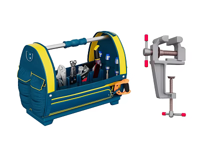 Modern Toolbox Toolbox Tools 3d model Modern Toolbox Toolbox Tools 3d model