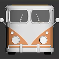 Airport Bus Modern Bus Metro Bus Mini Bus 3d model