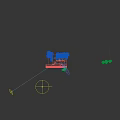 Science Themed Park Landscape With Yellow Facilities Wooden Deck Green Plants And Exhibition