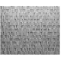 Modern 3D Textured Wall Design With Silver Geometric Tile Panels