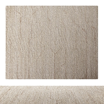 Modern Rectangular Wool Carpet 3d model