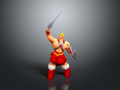 Western Samurai Western Warrior Western Hero Western Warrior Knight Hero Ancient Warrior Paladin 3d model