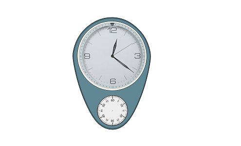 Modern clock wall clock 3d model