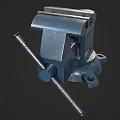 Hardware Tools Heavy Duty Metal Bench Vise Clamping Tool With Adjustable Handle 3d model