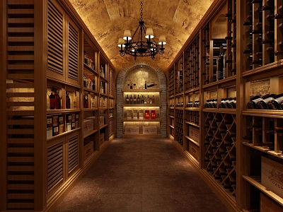 American Wine Cellar Wine Storage Room model