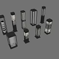 Lawn lamp 3d model