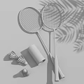 High Quality Badminton Sports Equipment With Yonex Rackets Shuttlecocks And Palm Shadows