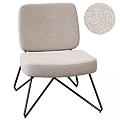 Elegant Modern Light Gray Fabric Sofa Coffee Table Set for Living Room with Metal Legs